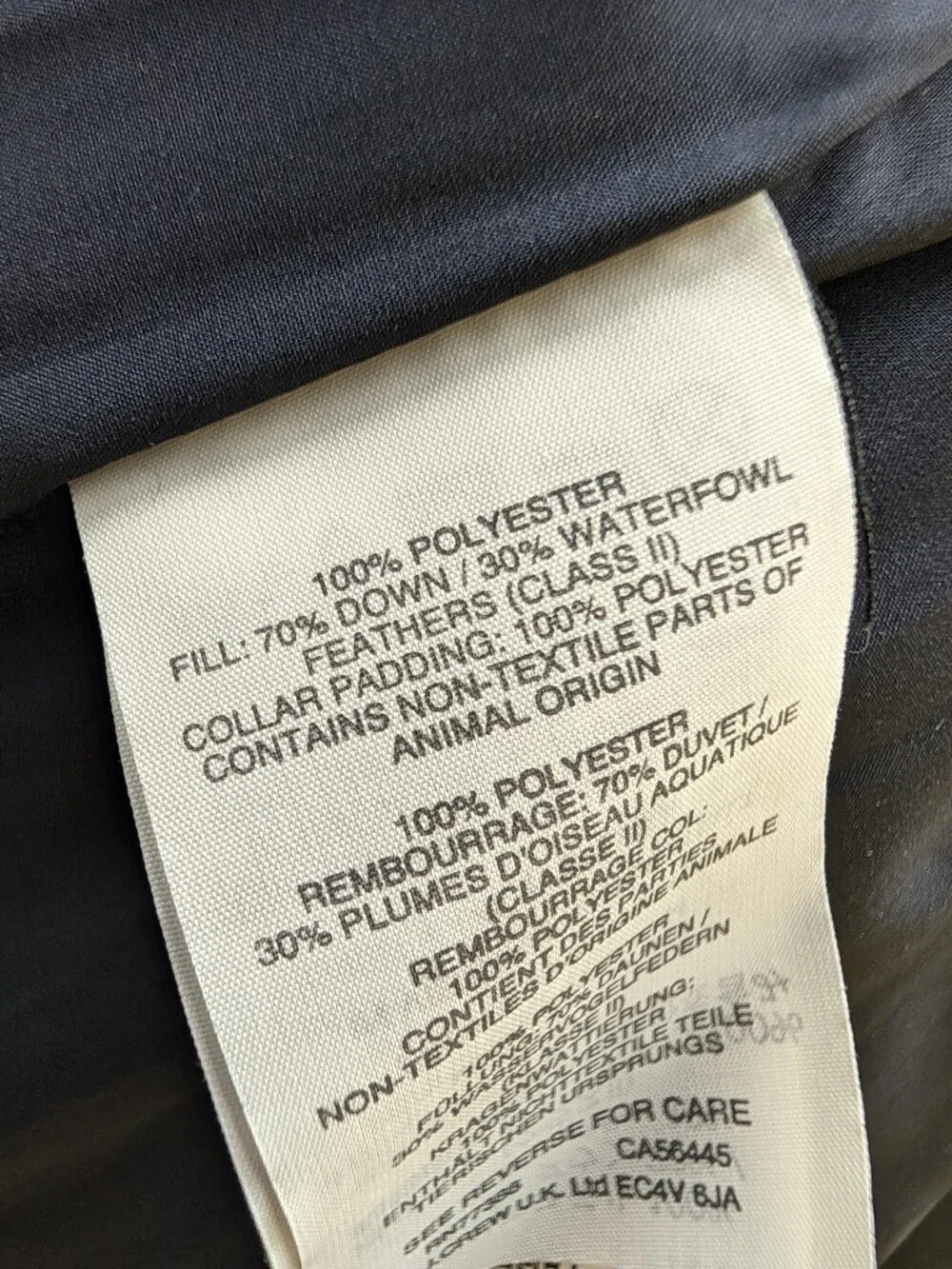 J. Crew quilted crew